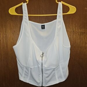 Shein Zipper Cropped Tank